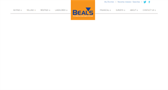 Desktop Screenshot of beals.co.uk